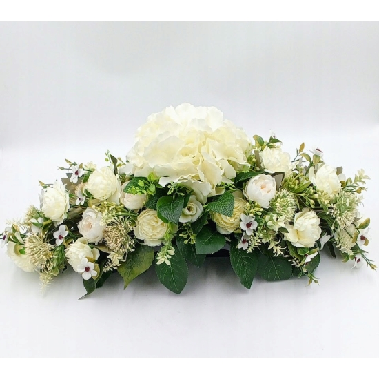 Stroik na cmentarz, zestaw bukiet + stroik, kompozycja na grób, komplet